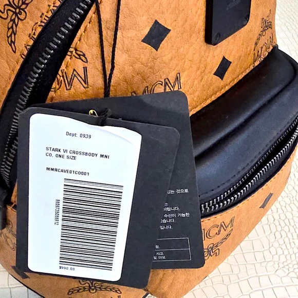 New Authentic MCM STARK Mini CROSSBODY IN VISETOS MMR CAVE01 CO001 - Picture 10 of 16